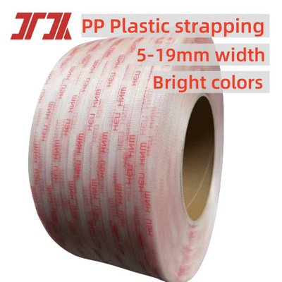 Nhà sản xuất dây đai PP tùy chỉnh Polypropylene để đóng gói thùng carton với chiều dài lớn hơn 5mm 7000m