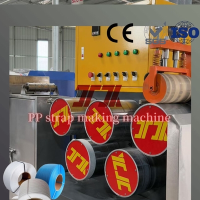 Máy đóng gói nhựa trục vít đơn tự động Máy làm dây đai PP