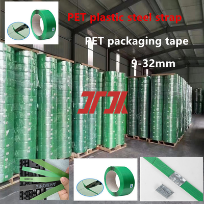 Vật liệu đóng gói Dây đai thép nhựa PET 9-25mm Dây đai pallet PET Dây đai thép PET cho Máy đóng đai khí nén Máy đóng đai cầm tay