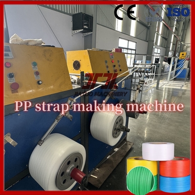 Máy làm dây đai PP GUOMAO 5-19mm với hệ thống điều khiển PLC, bộ nhớ và bộ quấn tự động