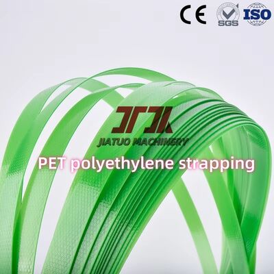 Sức mạnh 1000N 19mm chiều rộng Transparent Green PET Strap Giá cả phải chăng Bao bì băng đai đai