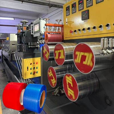 Máy sản xuất băng đeo dây đeo PP 2Straps Output Production Line With Automatic Winder