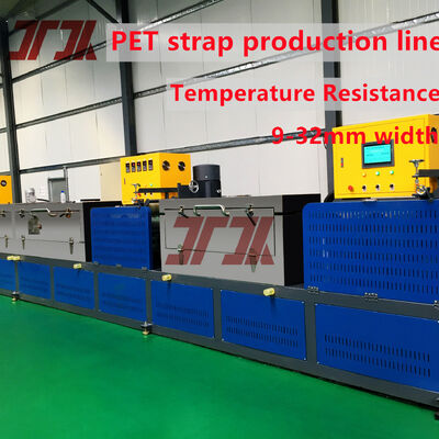 Máy làm dây đai Polypropylene tự động 5-19mm với điều khiển PLC và công suất 220-250kg/H