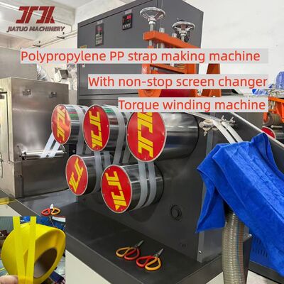 Đường dây sản xuất dây đai PP 5-19mm có thể tùy chỉnh với máy cuộn tự động