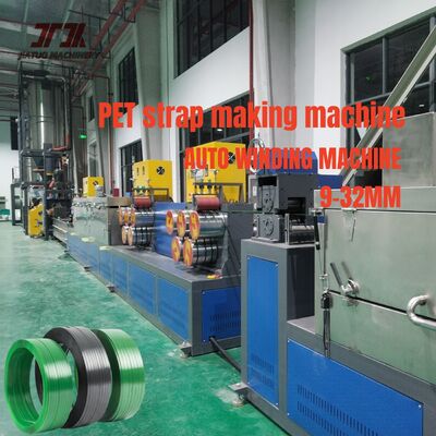 150m/min tốc độ dây đai sản xuất dây đai gói thú cưng với máy cuộn tự động