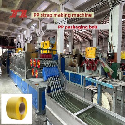 Thiết bị đóng gói PP PET tự động Thiết bị sản xuất dây đai đóng gói PP tốc độ cao với hệ thống điều khiển PLC
