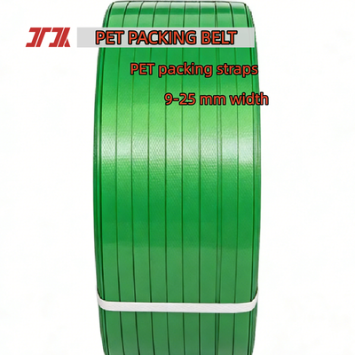 Dây đai thép nhựa PET 16mm Dây đai đai PET màu xanh Dây đeo PET để đóng đai tự động
