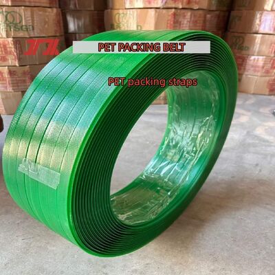 Vành đai dây đai PET tốc độ cao 16 mm PET dây đai PET Vành đai đóng gói PET phù hợp để sử dụng với máy đóng gói tự động