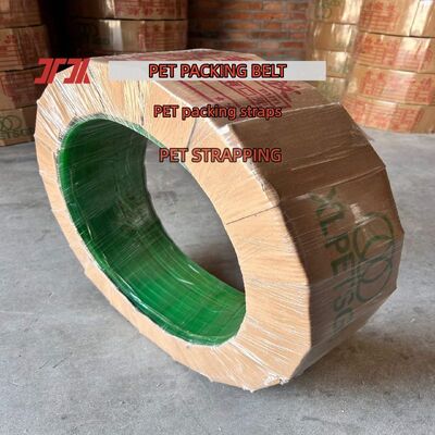 Vành đai dây đai PET tốc độ cao 12 mm PET dây đai PET Vành đai bao bì PET cho công cụ dây đai tự động
