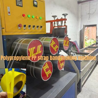 Sợi dây chuyền sản xuất dây chuyền PP sáu dây chuyền 350-380kg/h Sợi dây chuyền đẩy PP tái chế với động cơ GUGAO