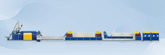 Dây chuyền ép đùn dây đeo 2 dây đai PP 100kg / h